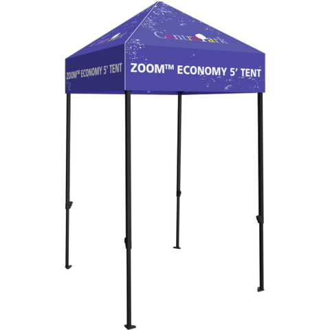 Zoom Economy 5' Popup Tent - Steel Frame