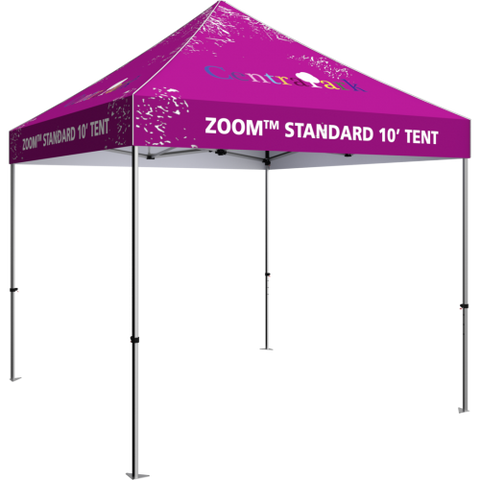 Zoom Standard 10' Popup Tent - Aluminum Frame