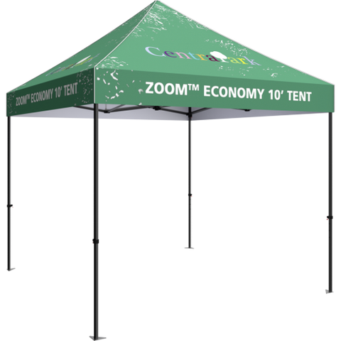 Zoom Economy 10' Popup Tent - Steel Frame