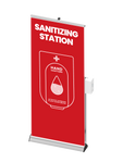 Sanitizing Station Banner Stand