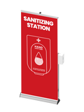 Sanitizing Station Banner Stand