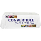 Premium fully-printed convertible table throw 6ft-8ft
