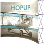 Backwall Hopup 10FT Curved Fabric Display