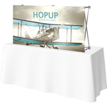 Hopup 5FT Straight Tabletop Fabric Display