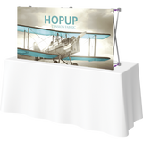 Hopup 5FT Straight Tabletop Fabric Display